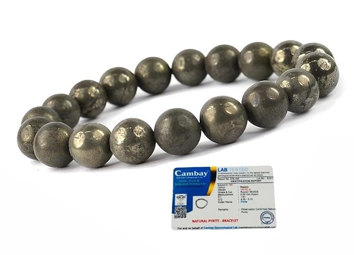 Natural Pyrite Crystal Bracelet